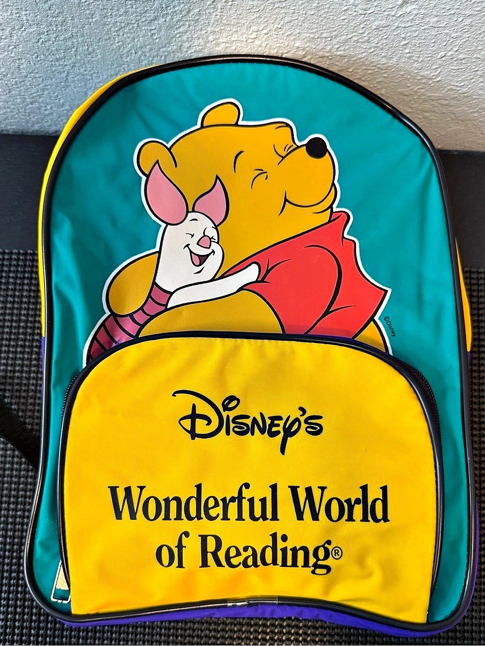 Disney Wonderful World of Reading Winnie the Pooh backpack Kids Backpack Yellow